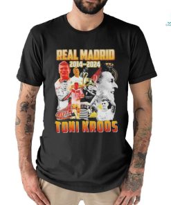 Official Toni Kroos 2014 2024 Forever Legend Of Real Madrid Football Club T Shirt