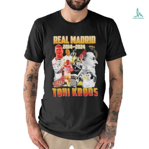 Official Toni Kroos 2014 2024 Forever Legend Of Real Madrid Football Club T Shirt