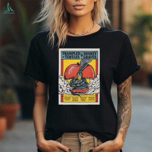 Official Trampled By Turtles Beak & Skiff Apple Orchards LaFayette NY June 28 2024 Poster shirt