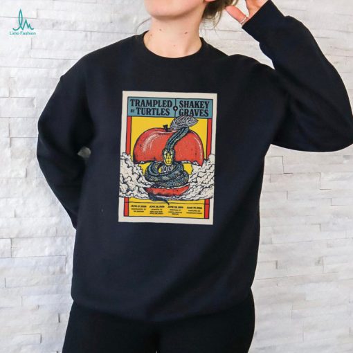 Official Trampled By Turtles Beak & Skiff Apple Orchards LaFayette NY June 28 2024 Poster shirt