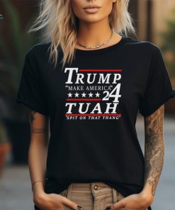 Official Trump Make America 2024 Hawk Funny Spit On That Thang Shirt
