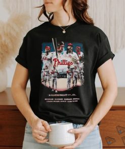 Official Vote Team Philadelphia Phillies 2024 All Stars Ballot Shirt