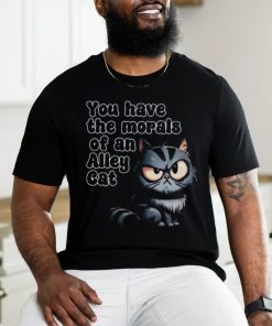 Official You Have The Morals Of An Alley Cat Shirt 2024 Presidential Debate T Shirt Trump Shirt Trump 2024 Shirt