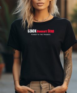 Official $Zack Morris Zack Doesn’t Stop Power To The Traders t shirt