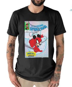 Official marvel Disney 100 Variant Cover Mickey The Amazing Spider Man Unisex T Shirt