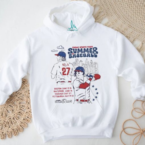 Official philly Sports Trips Summer Of Baseball 2024 Shirt