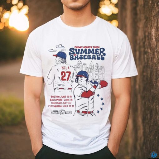 Official philly Sports Trips Summer Of Baseball 2024 Shirt