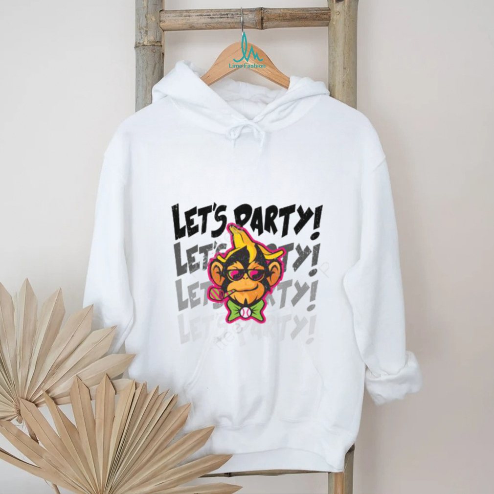 Official the savannah bananas merch party animails let's party shirt Official the savannah bananas merch party animails let's party shirt