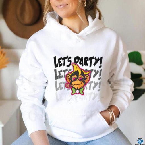 Official the savannah bananas merch party animails let’s party shirt