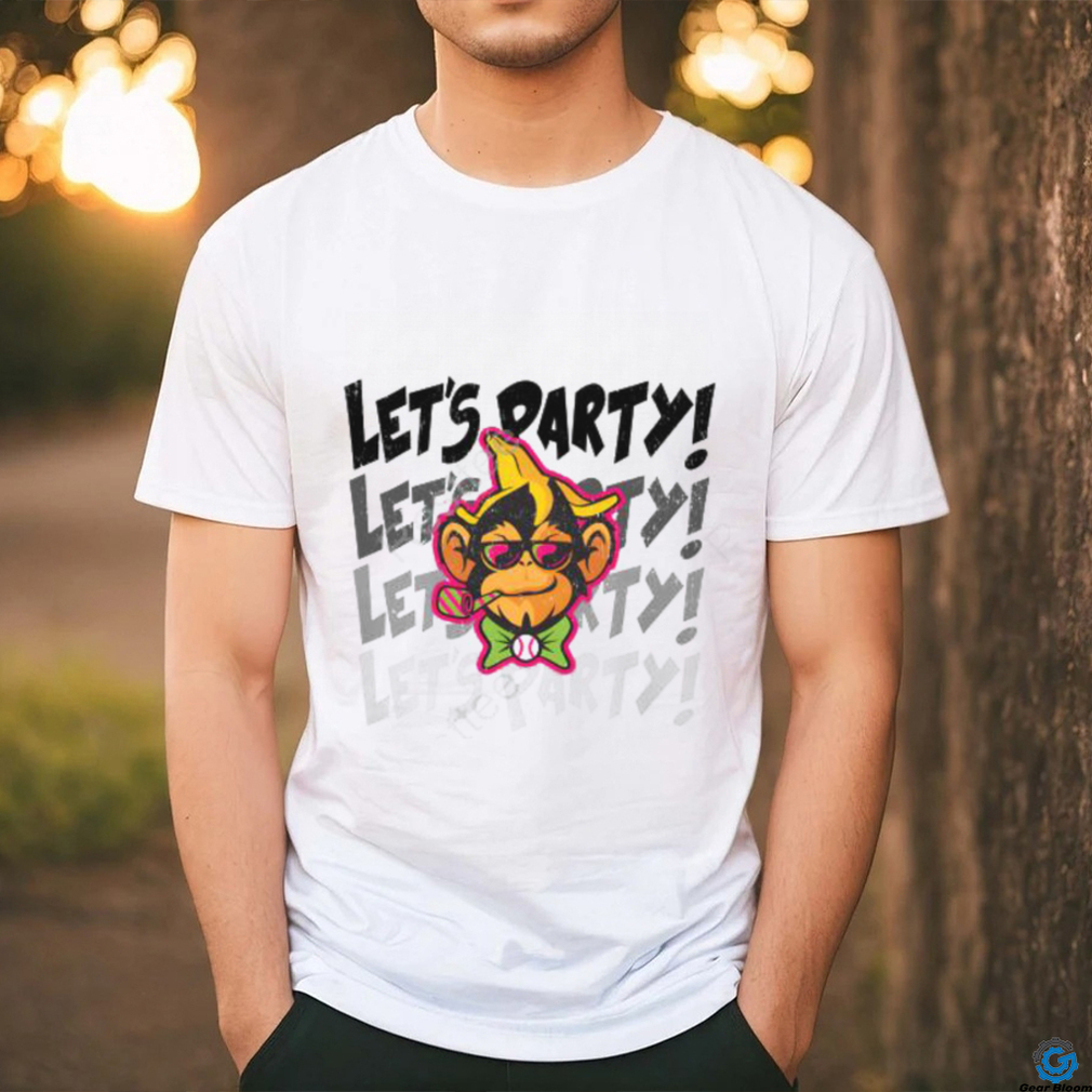 Official the savannah bananas merch party animails let’s party shirt Official the savannah bananas merch party animails let’s party shirt