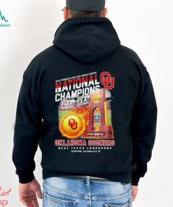 Oklahoma Sooners Beat Texas Longhorns Four Peat National Champions Shirt