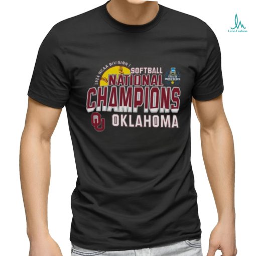 Oklahoma Sooners Champion Unisex 2024 NCAA Softball Women’s College World Series Champions shirt