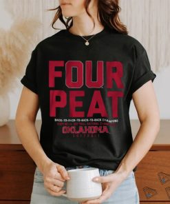 Oklahoma Sooners Four Peat NCAA Softball Women’s College World Series Champions shirt
