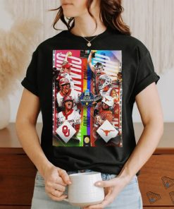 Oklahoma Sooners Women’s Softball Vs Texas Longhorns Softball Red River Rivalry National Championship Edition NCAA 2024 Women’s College World Series Poster Shirt