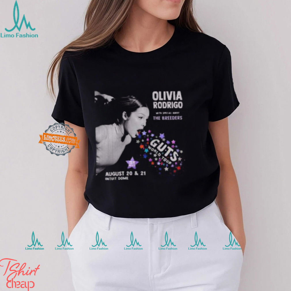 Olivia Rodrigo Guts World Tour On August 20 21 2024 At Intuit Dome Inglewood CA Unisex T Shirt Olivia Rodrigo Guts World Tour On August 20 21 2024 At Intuit Dome Inglewood CA Unisex T Shirt