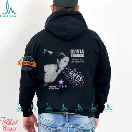 Olivia Rodrigo Guts World Tour On August 20 21 2024 At Intuit Dome Inglewood CA Unisex T Shirt