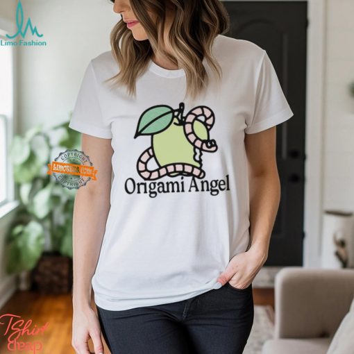 Origami Angel Apple Worm T Shirt