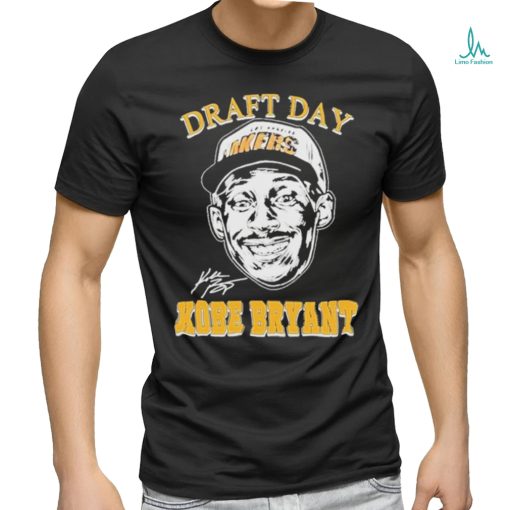 Original Draft Day Kobe Bryant Signature T shirt