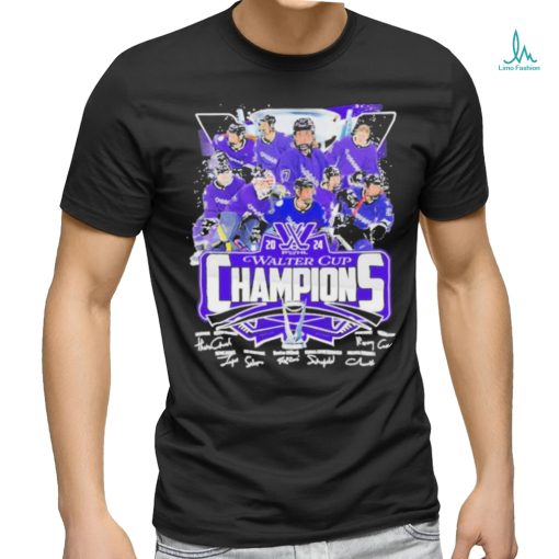 Original Minnesota Pwhl Walter Cup Champions 2024 Signatures T shirt