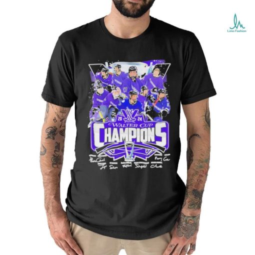 Original Minnesota Pwhl Walter Cup Champions 2024 Signatures T shirt