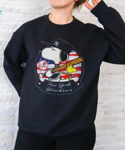 Original Snoopy And Woodstock New York Yankees 4th Of July T shirt