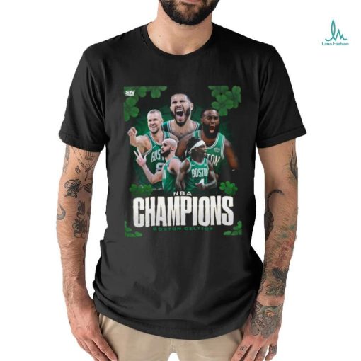 Original The Boston Celtics Are The 2023 24 NBA Champions Banner 18 Secured Shirt