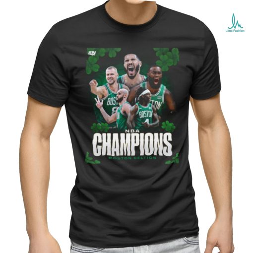 Original The Boston Celtics Are The 2023 24 NBA Champions Banner 18 Secured Shirt