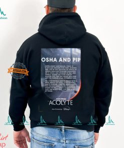 Osha And Pip Character In Star Wars The Acolyte Now Streaming On Disney Two Sides Unisex T Shirt