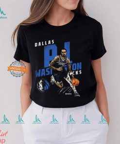 P.J. Washington Dallas Mavericks Slant Signature shirt