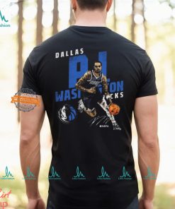 P.J. Washington Dallas Mavericks Slant Signature shirt