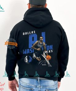 P.J. Washington Dallas Mavericks Slant Signature shirt