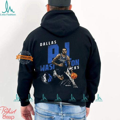 P.J. Washington Dallas Mavericks Slant Signature shirt