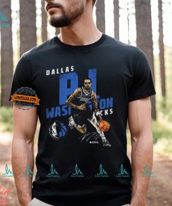 P.J. Washington Dallas Mavericks Slant Signature shirt
