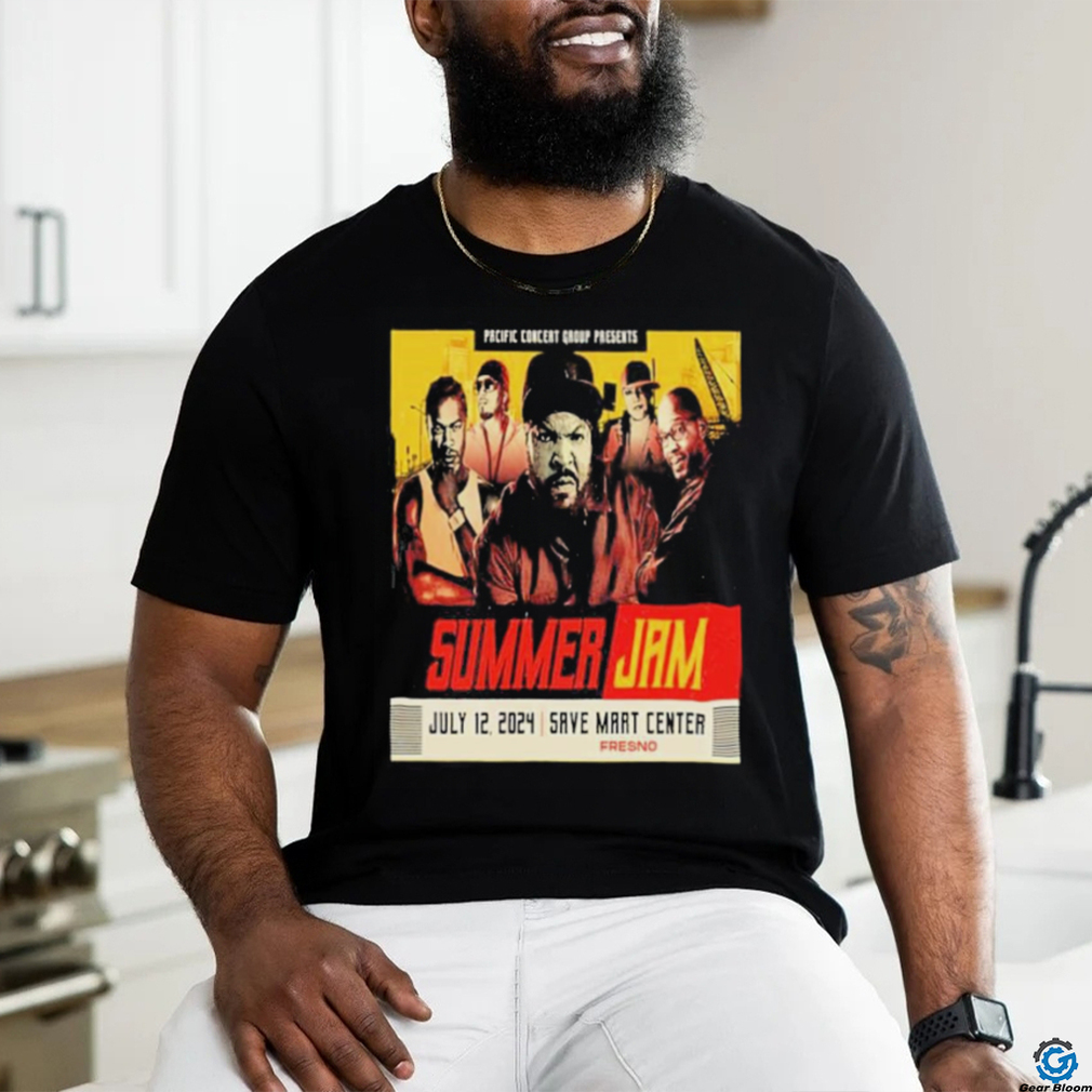Pacific Concert Group Presents Summer Jam On July 12 At Save Mart Center Ice Cube Tour 2024 shirt Pacific Concert Group Presents Summer Jam On July 12 At Save Mart Center Ice Cube Tour 2024 shirt
