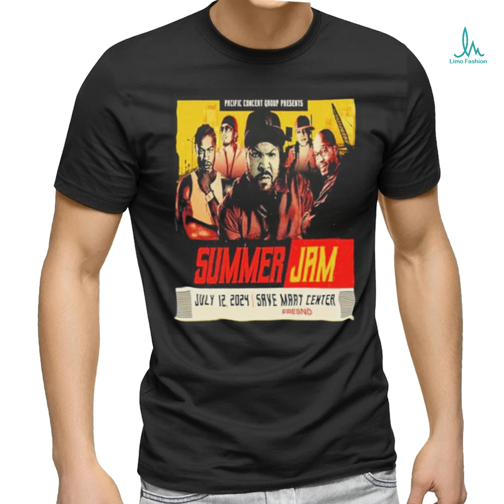 Pacific Concert Group Presents Summer Jam On July 12 At Save Mart Center Ice Cube Tour 2024 shirt Pacific Concert Group Presents Summer Jam On July 12 At Save Mart Center Ice Cube Tour 2024 shirt