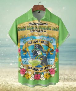 Parrot Yes I Am A Pirate 200 Yers Too Late Hawaiian Shirt