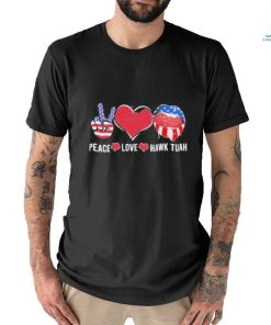 Peace Love Hawk Tuah 2024 American Shirt