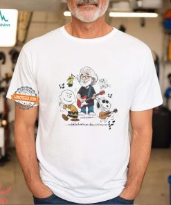 Peanuts Characters Dancing X Jerry Garcia Shirt