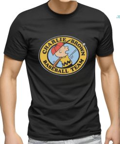 Peanuts Charlie Brown baseball team shirt