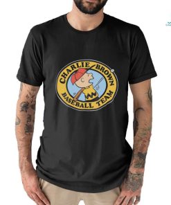 Peanuts Charlie Brown baseball team shirt