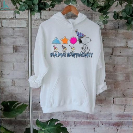 Peanuts Woodstock Snoopy Birthday Shirt