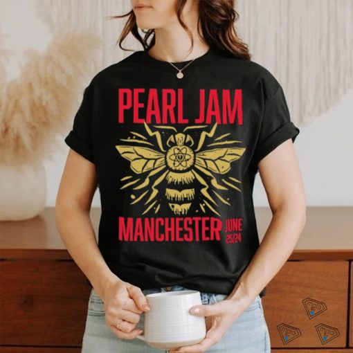Pearl Jam Manchester,UK June 25 2024 Tour shirt