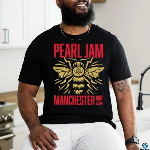 Pearl Jam Manchester,UK June 25 2024 Tour shirt