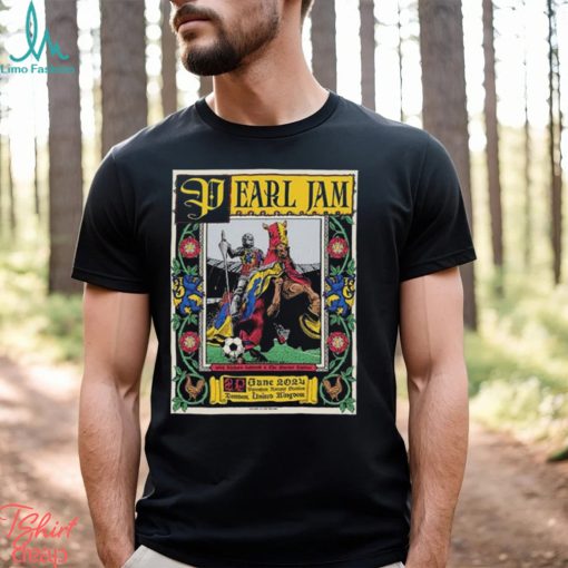 Pearl jam dark matter world tour with richard ashcroft and the murder capital at tottenham hotspur stadium london on june 29 2024 shirt