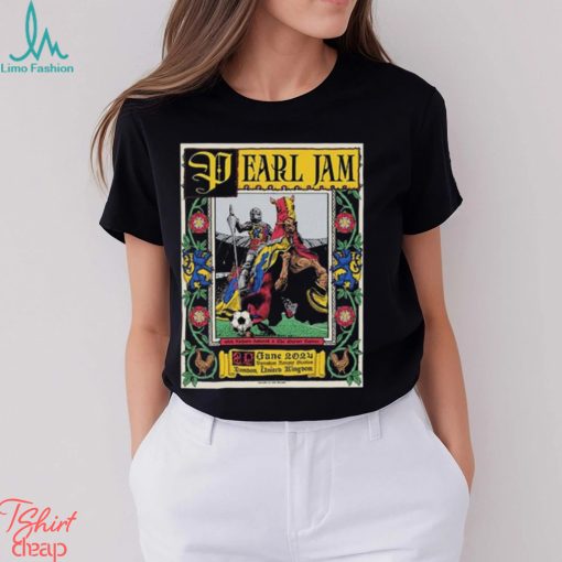 Pearl jam dark matter world tour with richard ashcroft and the murder capital at tottenham hotspur stadium london on june 29 2024 shirt