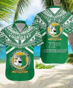 Personalised Happy Anniversary Liahona Tonga High School Trendy Hawaiian Shirt