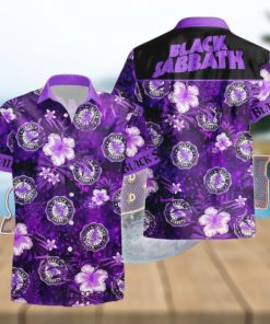 Personalized Black Sabbath Flower Button Hawaiian Shirt