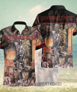 Personalized Cannibal Corpse 3D Summer Hawaiian Shirt