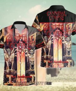 Personalized Cannibal Corpse Live Cannibalism Short Sleeve Hawaiian Shirt