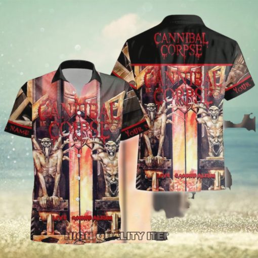 Personalized Cannibal Corpse Live Cannibalism Short Sleeve Hawaiian Shirt